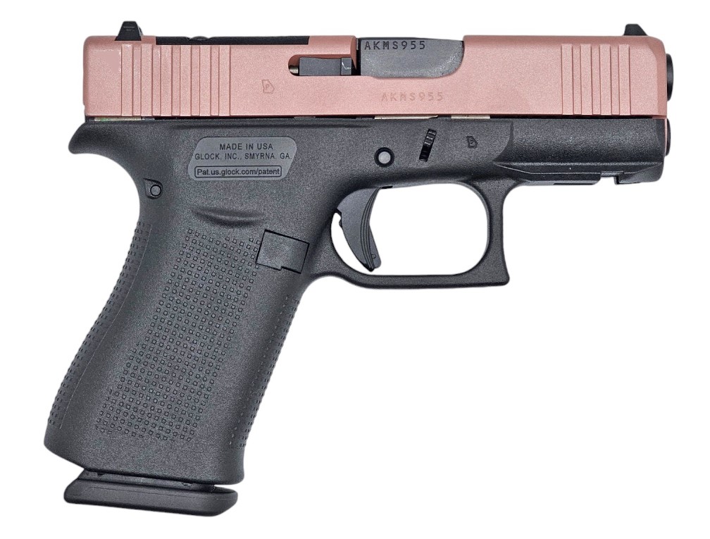 GLOCK 43X 9MM ROSE GOLD OR SO UX4350204NRGS - Taurus Savings